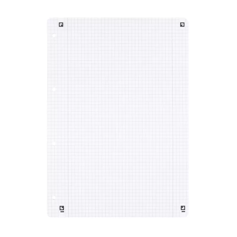 Papel de recarga Oxford A4 quadriculado, 50 folhas, 4 furos, pauta 28 400131584