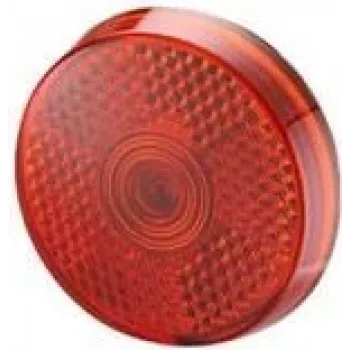 Luz de segurança intermitente LED para bicicleta FISCHER com fixação por clipe para roupa, sacos e mochilas, preto (85467)