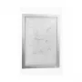 DURABLE DURAFRAME WALLPAPER A4 Moldura informativa autoadesiva, prateado, 484323
