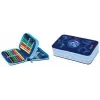 Estojo de compartimento duplo HERLITZ Dolphin Ride, 23 peças incluídas, fecho de correr, forro interior colorido 400205858