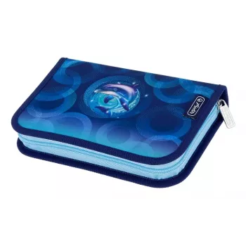 Estojo escolar Herlitz Dolphin Ride, 31 peças, poliéster, 205 x 140 x 38 mm 400205913