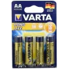 Pilha alcalina VARTA Longlife AA 1,5V 2750mAh pack de 4 (04106110414)