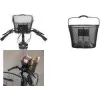 Cesto de guiador FISCHER E-Bike PLUS, arame de aço de malha fina, preto, fecho rápido, 5 kg 50653