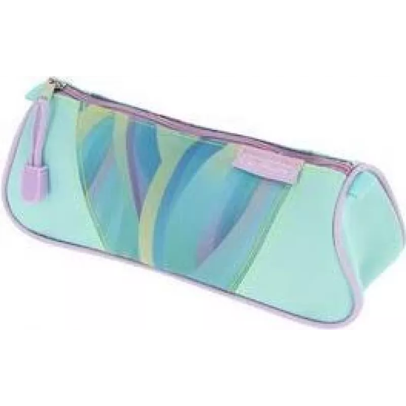 Estojo herlitz Dreikant Minty Love poliéster, 1 compartimento com fecho de correr, forma triangular - 1 unid. (400205917)