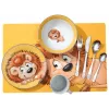 Conjunto de talheres infantis Ritzenhoff & Breker HAPPY ZOO, 4 peças, aço inoxidável, motivos de animais 812701