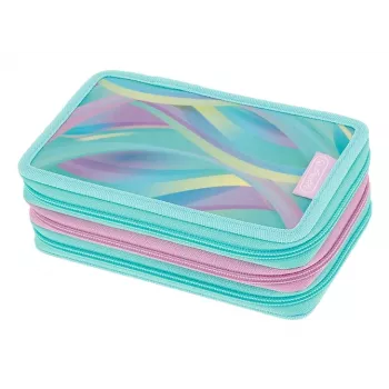 Herlitz TriCase Minty Love estojo, 31 peças, poliéster, três compartimentos, 3 fechos de correr 400205914