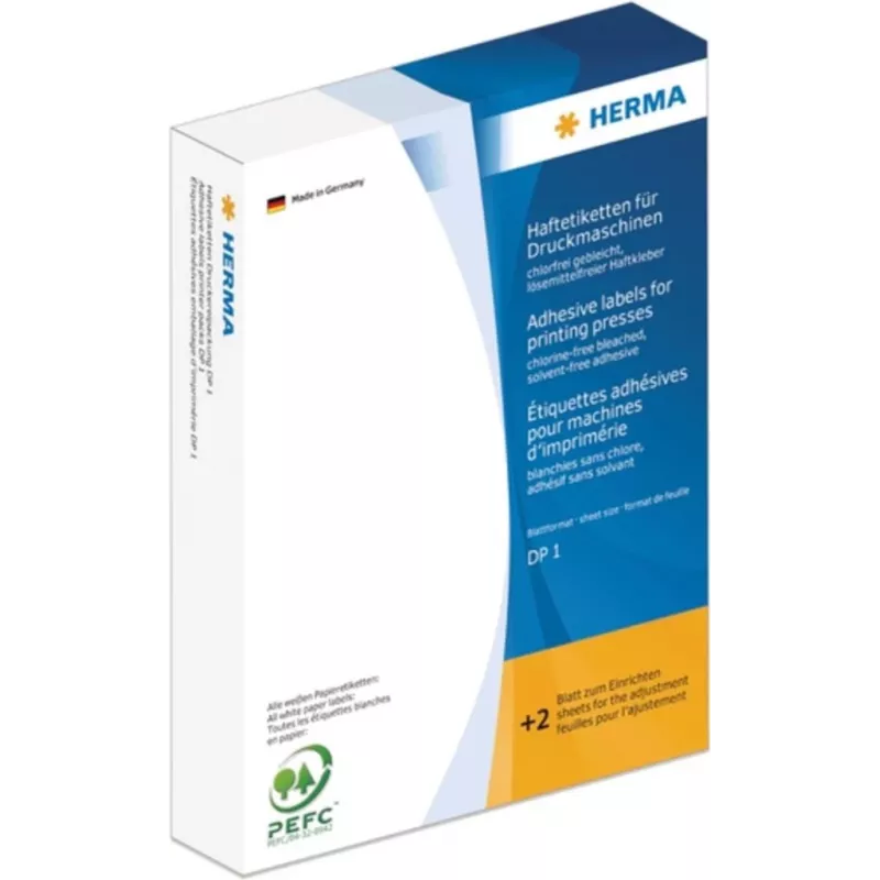 HERMA DP1 etiquetas 22x32 mm branco mate papel 5000 etiquetas (2920)