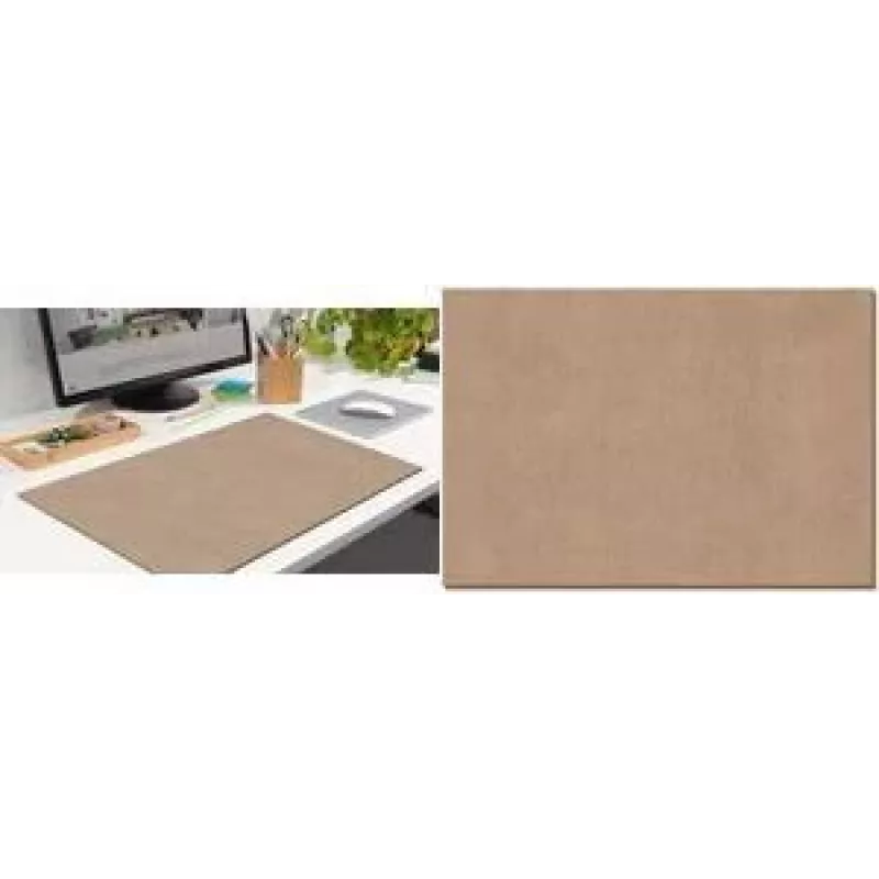 SIGEL HO340 resguardo de secretária em papel, liso, castanho, 595 x 410 mm (A3), 30 folhas, 100 g/m²