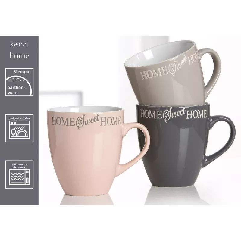 Ritzenhoff & Breker SWEET HOME chávena de café, 0,36 L, cerâmica, apta para máquina de lavar loiça, multicolor 317657