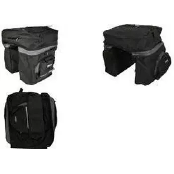 FISCHER saco para bicicleta preto 17L 86245:FISCHER