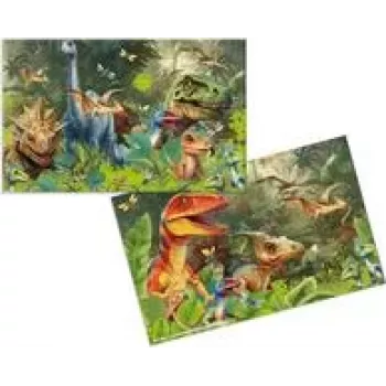 HERMA 3 resguardos de secretária em cartão Dino World - pack de 3 (19743)