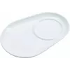 Ritzenhoff & Breker BIANCO bases ovais de porcelana, 125 x 180 x 20 mm, branco, 6 unid. 425895