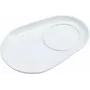 Ritzenhoff & Breker BIANCO bases ovais de porcelana, 125 x 180 x 20 mm, branco, 6 unid. 425895