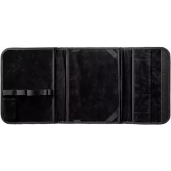 PARAT pasta de documentos de medição Basic 5650017061 preto pele sintética A4 2 anéis com fecho de correr
