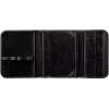 PARAT pasta de documentos de medição Basic 5650017061 preto pele sintética A4 2 anéis com fecho de correr