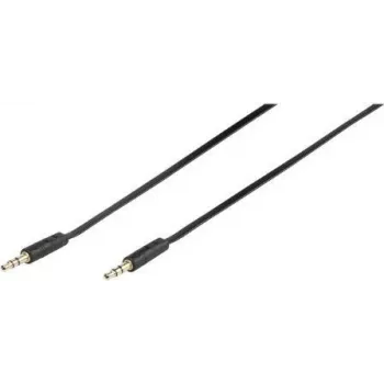Vivanco 46/10 03FG cabo de ligação áudio 3,5 mm jack para 3,5 mm jack 0,3 m preto 46130