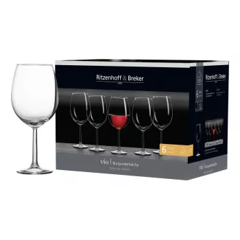 Ritzenhoff & Breker VIO copo de vinho da Borgonha 570 ml transparente (812183)