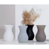 Ritzenhoff & Breker ANNALENA jarra de flores cónica de vidro fosco cinzento, 180 mm 816723