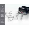 Ritzenhoff & Breker LISA conjunto de 5 tigelas de vidro de cal e soda, transparente, aptas para máquina de lavar loiça 818673