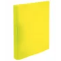 HERMA dossier A4 2 anéis neon amarelo transparente 25 mm lombada 19710