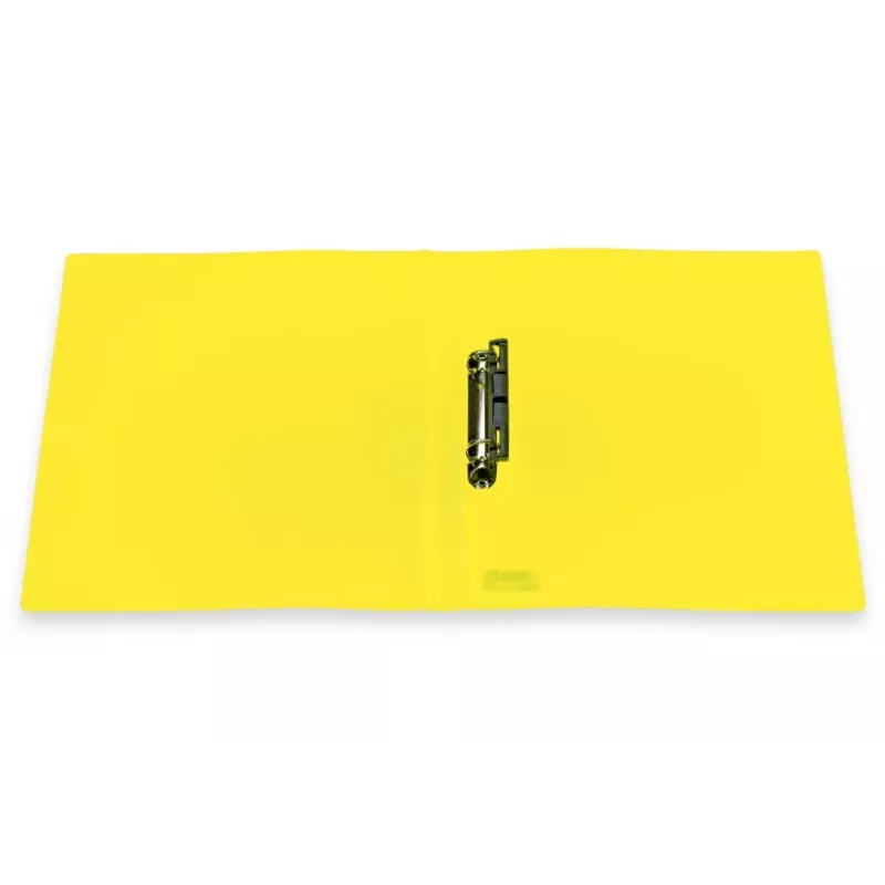 HERMA dossier A4 2 anéis neon amarelo transparente 25 mm lombada 19710