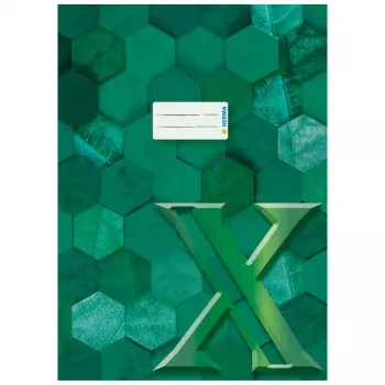 HERMA X capa para cadernos, cartão, DIN A4, verde-escuro, 10 unid. 20087