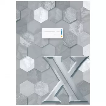 HERMA capa protetora X capa para cadernos, DIN A4, cinzento, 10 unid. 20090