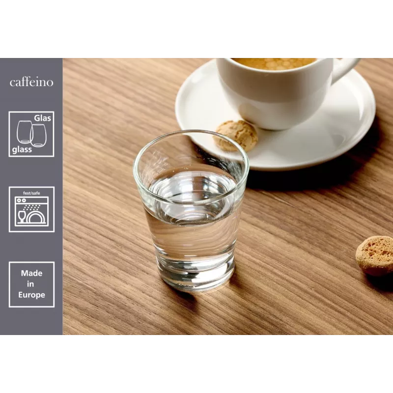 Ritzenhoff & Breker CAFFEINO conjunto de copos de café expresso, 90 ml, vidro transparente, 6 unid. 824520