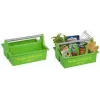 allit McPlus Carry cesto de ferramentas Jardinier, verde, pega ergonómica em alumínio, 2 compartimentos grandes, 1 unid. (8500906006)