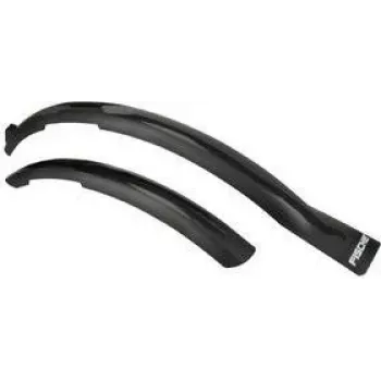 FISCHER conjunto de guarda-lamas para bicicleta 26-29 polegadas (66,04 - 73,66 cm) plástico durável com reforço lateral 30763