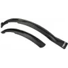 FISCHER conjunto de guarda-lamas para bicicleta 26-29 polegadas (66,04 - 73,66 cm) plástico durável com reforço lateral 30763