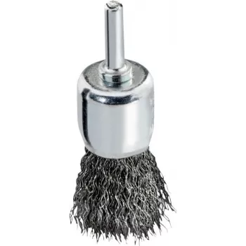 Metabo escova de tacho 25x0,3 mm / encabadouro 6 mm, arame de aço ondulado, 20.000 rpm 630554000