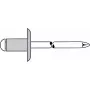 Gesipa rebite cego Al/aço 5x25mm cabeça grande K14 faixa de aperto 15,0-20,0mm (pack de 250) 1454126