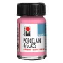 Marabu tinta para porcelana e vidro, rosa brilhante, 15 ml, sem cozedura 11150039133