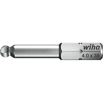 Suporte de pontas magnético Wiha 7017 Z, sextavado de 1/4 polegadas, 38 mm, DIN 3126/ISO 1173, aço 70170040