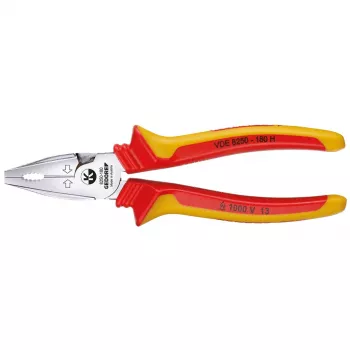 Alicate universal de força GEDORE VDE com isolamento envolvente 180 mm (1550950)