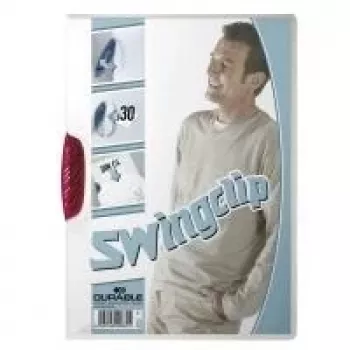 DURABLE SWINGCLIP 30 A4 pasta de pinça transparente (pack de 25) 226035