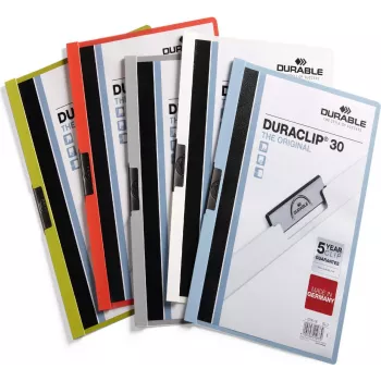 DURABLE DURACLIP 30 A4 pasta de pinça azul (pack de 25) 220057