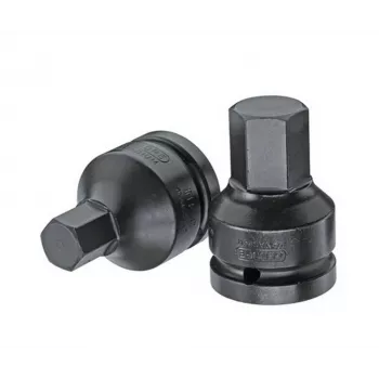 GEDORE chave de caixa para chave de impacto com encaixe de 3/4 polegadas 22 mm sextavado (1956507)