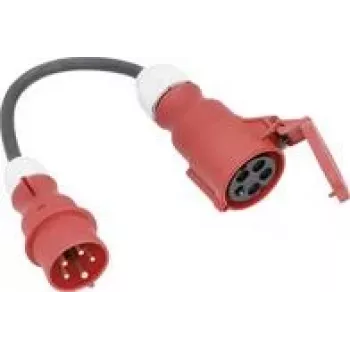 AS Schwabe 61376 cabo adaptador de corrente 16 A preto 0,3 m