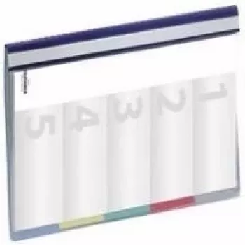 DURABLE DIVISOFLEX A4 pasta de organização, 5 divisórias, azul 255706