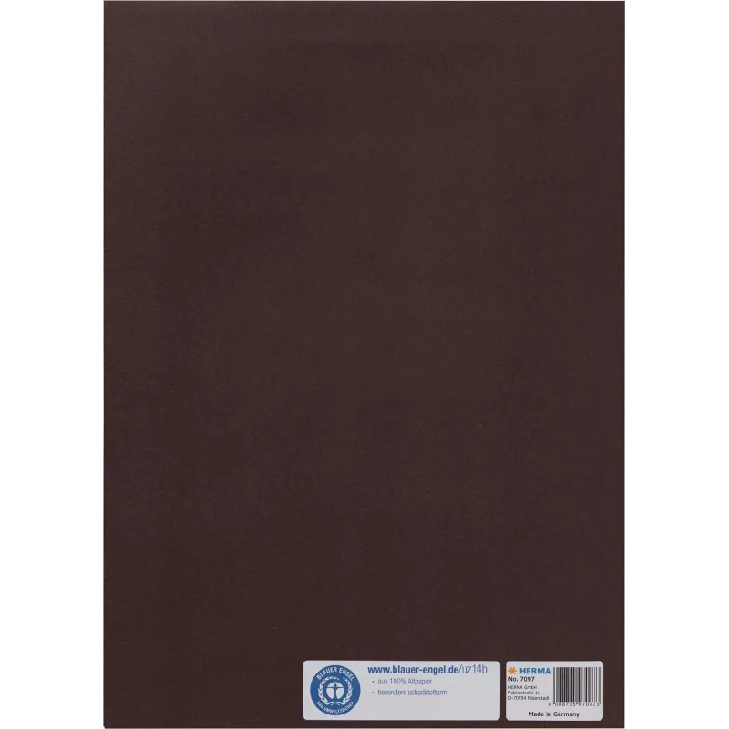HERMA capa para cadernos A4 papel castanho 214 x 300 mm 1 unid. 7097