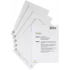 DURABLE etiquetas de inserção A4 210 x 297 mm, 10 folhas, branco, cartão 170 g/m², laser/jato de tinta 485602