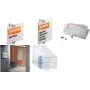 DURABLE CRYSTAL SIGN A3 películas de substituição para placas de porta, 10 folhas, transparente 483619