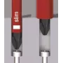 Wiha VDE chave de fendas PlusMinus SoftFinish electric slimFix 3281 SL/PH 1 comprimento da lâmina 80 mm (35502)