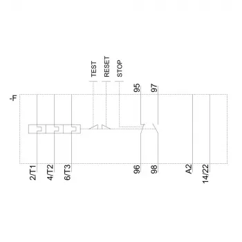 SIEMENS SIRIUS 3RU21 proteção térmica de sobrecarga 1,8-2,5A S00 terminais de parafuso 3RU21161CB0