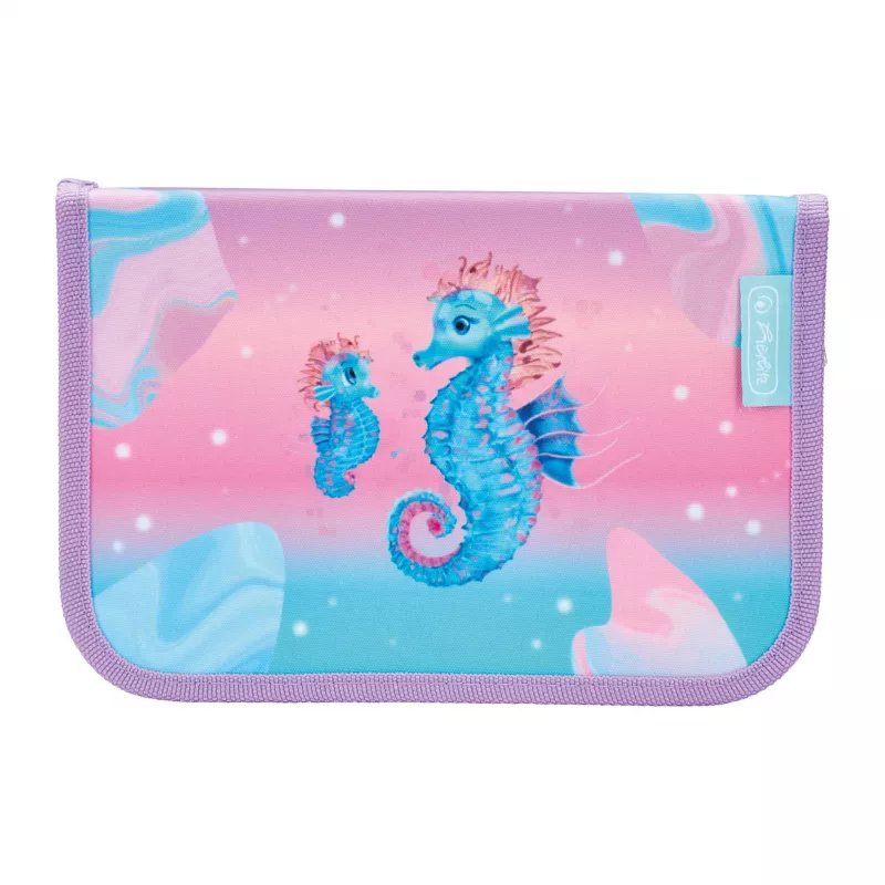 Herlitz Ocean Lights estojo de lápis preenchido, 31 peças, poliéster, 205 x 140 x 38 mm, 2 abas 400197090