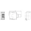 SIEMENS Contator AC-3 22kW/400V 2NO+2NC 230V AC 50A S2 terminais de parafuso (3RT20361AP04)