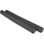 FISCHER Punhos de bicicleta macios, preto, 1 par, 125 mm, amortecedor de choques 85756