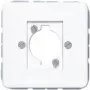 JUNG CD 568 WW Tampa para conector XLR (série P), duroplasto, série CD, branco alpino